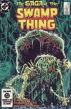 Swamp Thing issue 28 cover.